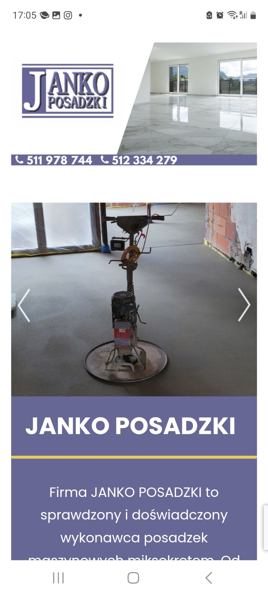 Szlifowanie wylewki jastrychowej za pomocą profesjonalnej szlifierki do posadzek, widoczne ślady szlifowania, w tle surowy stan budynku z częściowo otynkowaną ścianą.