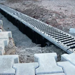 Odwodnienie placu - MUFLE D400