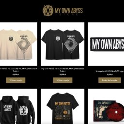 STORE.MYOWNABYSS.COM to dedykowany sklep, całkowicie niezależny od strony internetowej stworzony dla fanów zespołu. 