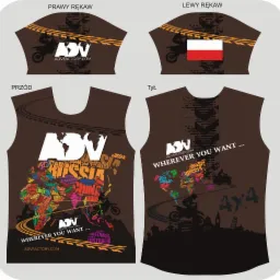 Koszulka wykonana dla firmy ADV FACTORY