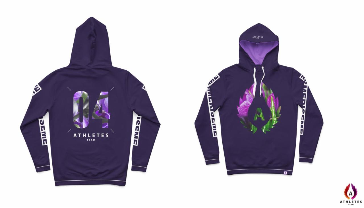 Bluza wykonana dla firmy ATHLETES TEAM