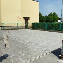 Parking i Wjazd do siedziby Tauron Strzelce Opolskie