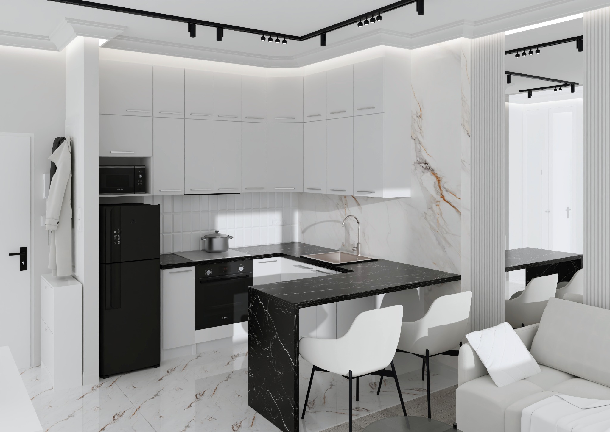 Projekt wnętrza mieszkania woj. Wlkp., Września 07.2025.2024