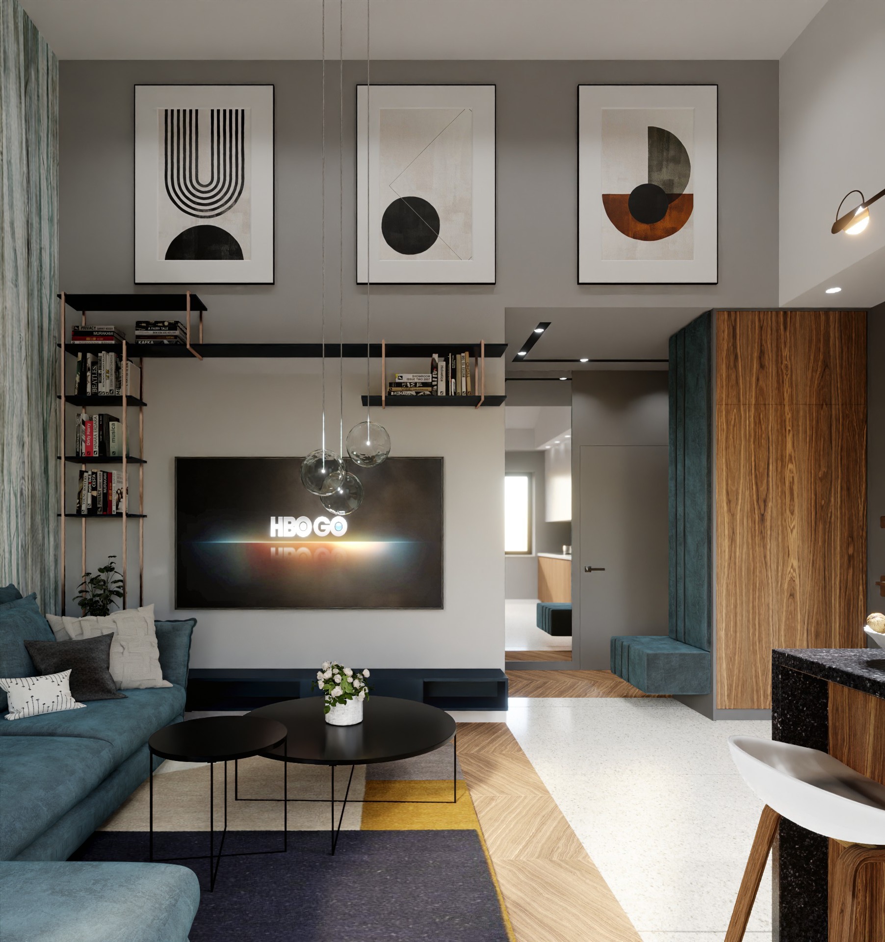 Salon - mieszkanie inwestycyjne