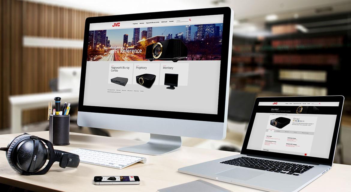 Zaprojektowaliśmy i wdrożyliśmy layout dla JVC.