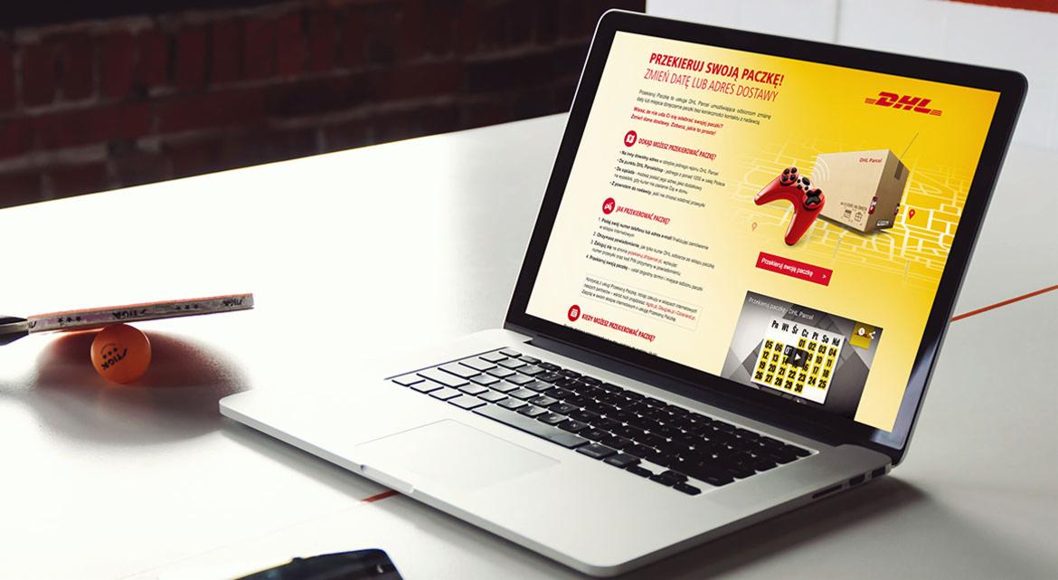 Stworzyliśmy projekt graficzny strony www dla DHL