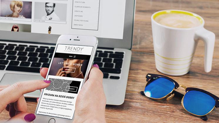 Zrobiliśmy stronę www dla Trendy Hair Fashion.