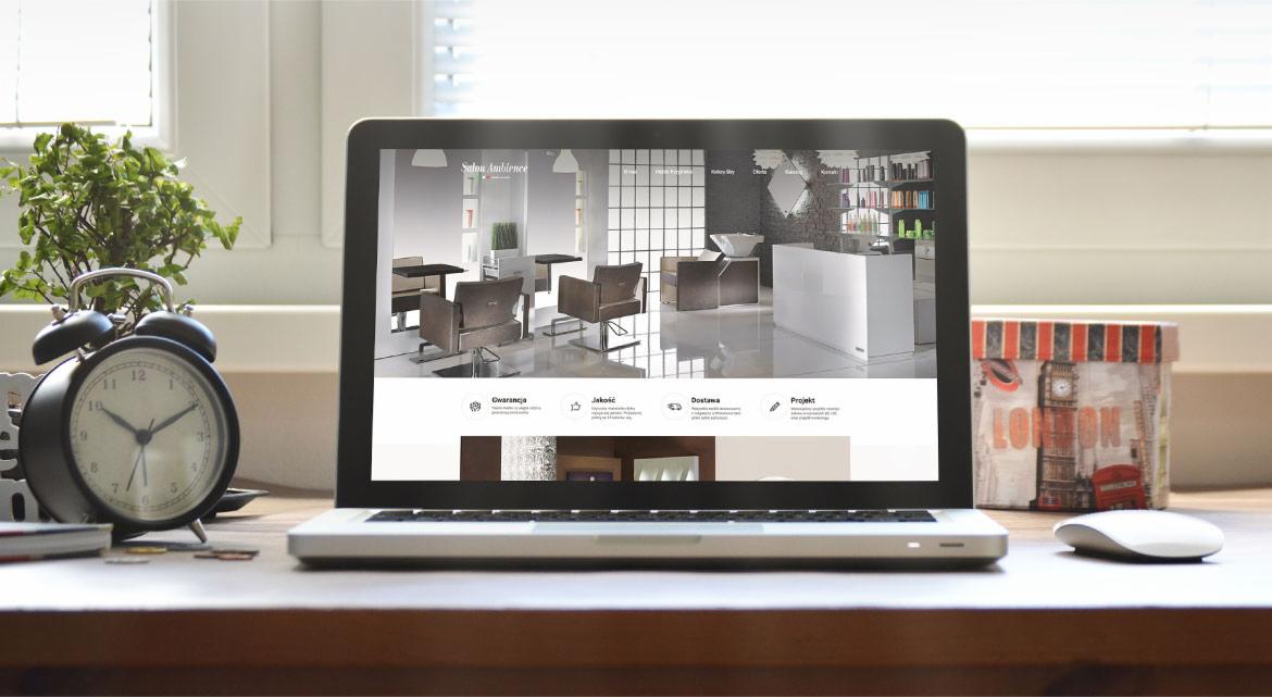 Stworzyliśmy stronę www dla Salonu Ambience.