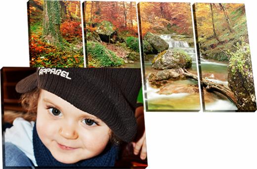 Nadruki na płótnie - efektowne obrazy na bawełnie