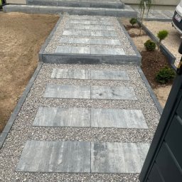 Układanie kostki brukowej Drogomyśl 1