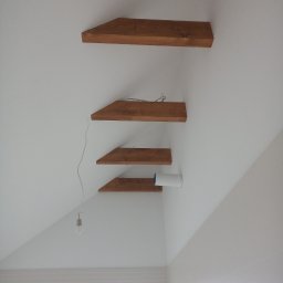 HomeDesign - sucha zabudowa malowanie i dopieszczanie belek