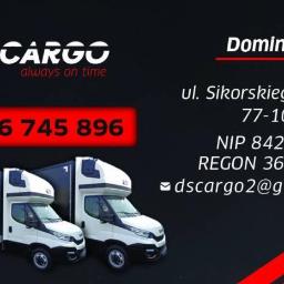 DS CARGO Dominik Szyca - Transport międzynarodowy do 3,5t Bytów
