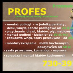 PROFES Przemysław Przygocki Profesjonalne Usługi Montażowe - Montaż Paneli Podłogowych Toruń