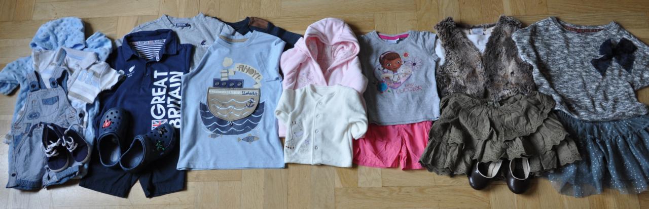 Używana odzież dziecięca