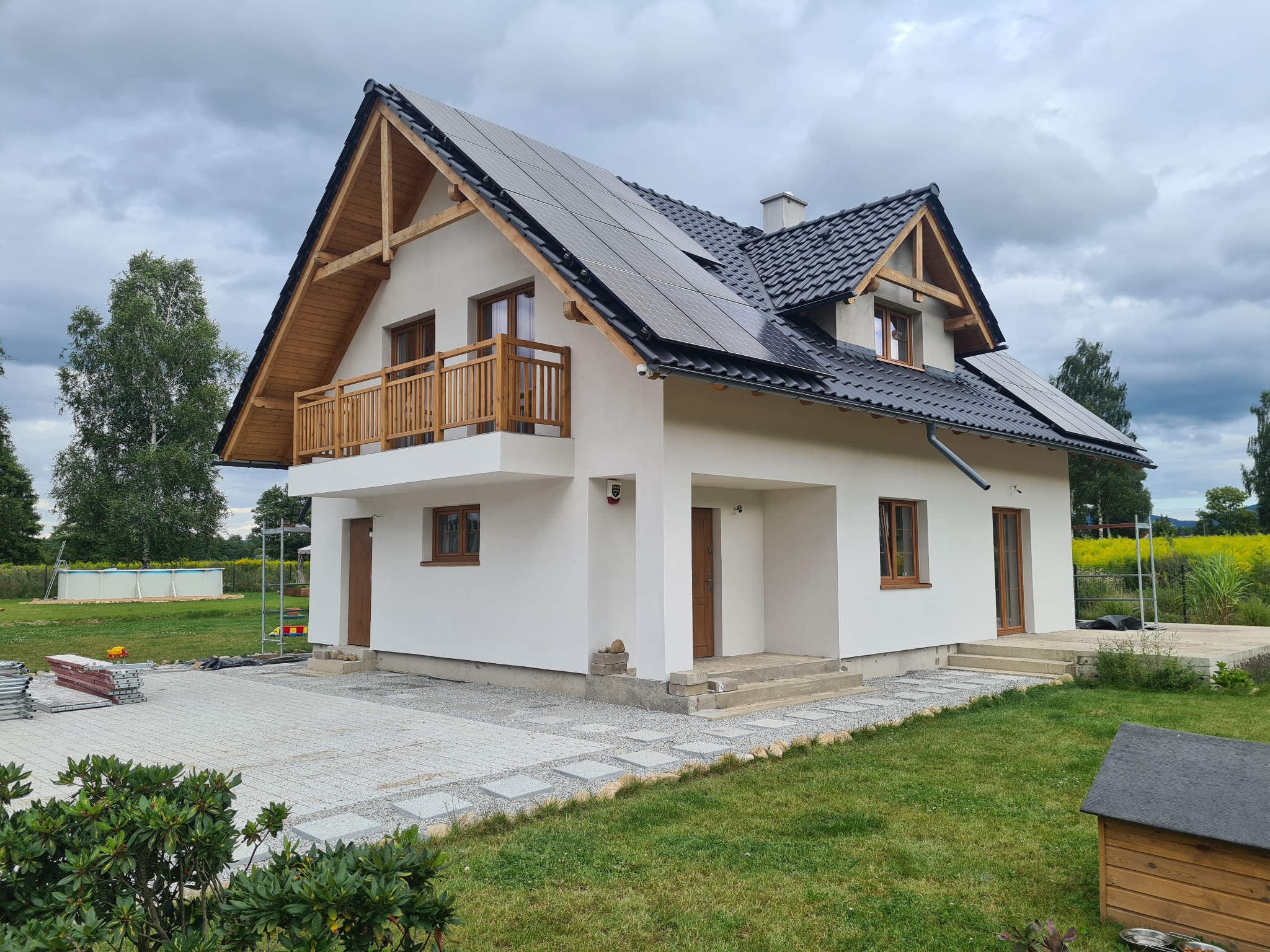 Termomodernizacja elewacji w Miłkowie