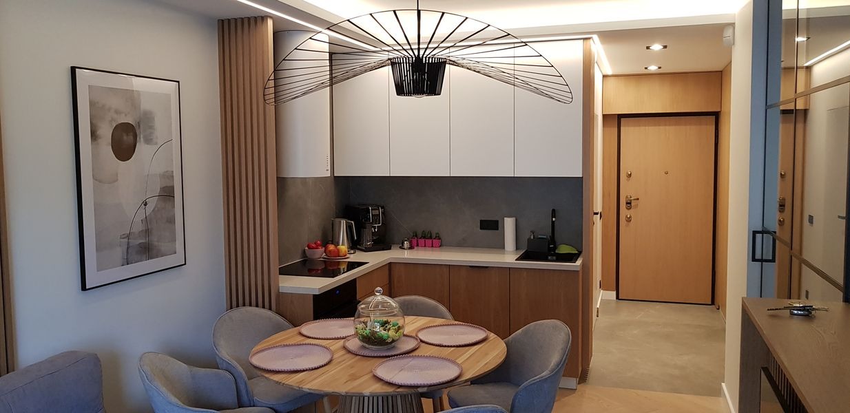 Kuchnia w maleńkiej kawalerce