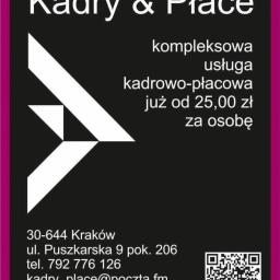 Kadry& płace - Usługi Księgowe Kraków