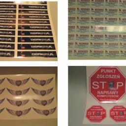 Cyfrowy druk etykiet rola- rola ,rola- arkusz