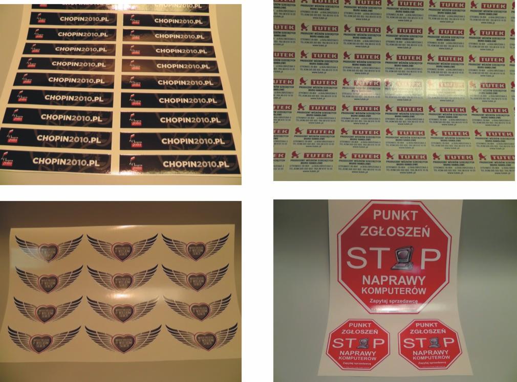 Cyfrowy druk etykiet rola- rola ,rola- arkusz