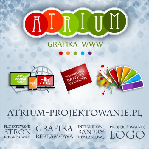 Atrium grafika reklamowa projektowanie stron inter