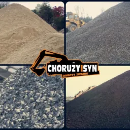 Żwirownia - czarnoziem piasek żwir kruszywo ziemia