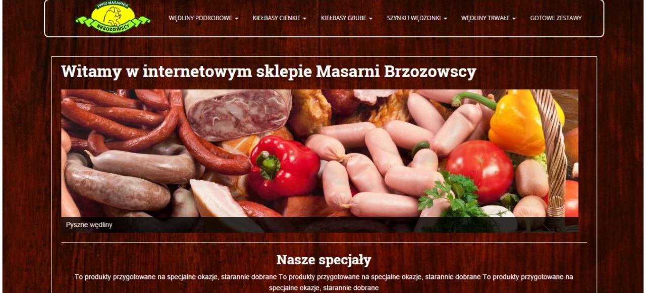 Sklep internetowy - Masarnia Brzozowscy