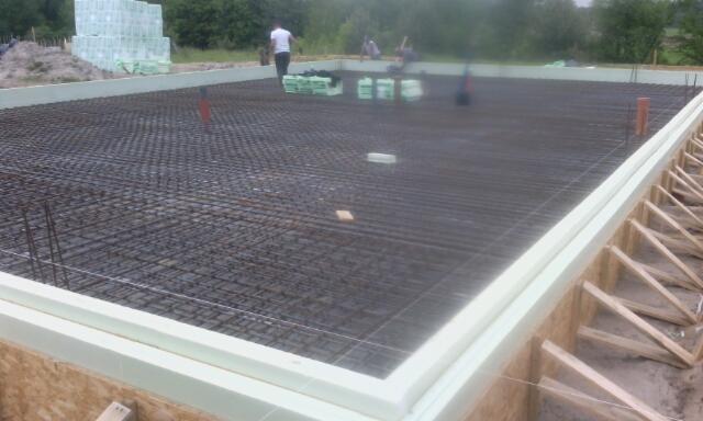 zbrojenie płyty fundamentowej 2