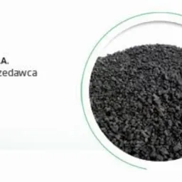 Banner firmy RAFTANS: ekogroszek, ładowarka i przesiewacz w okręgach na zielonym tle. Autoryzowany sprzedawca Kompanii Węglowej S.A.