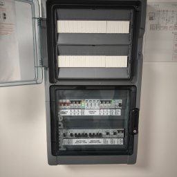 Rozdzielnica zasilania symulatorów - PWr Wrocław 