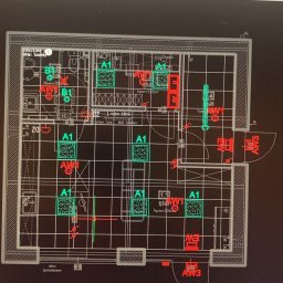 ELEKTRO-SERVIS LESZEK SKIBICKI - Wstępny rzut instalacji oświetlenia pomieszczenia