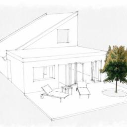 Rozbudowa domu jednorodzinnego, ul. Grabowa, Wrocł