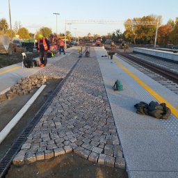 Układanie kostki granitowej Mosina 2