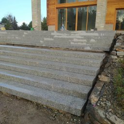 Układanie kostki granitowej Mosina 3