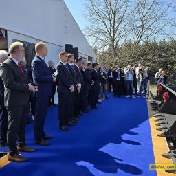 hala namiotowa wkopanie kamienia węgielnego