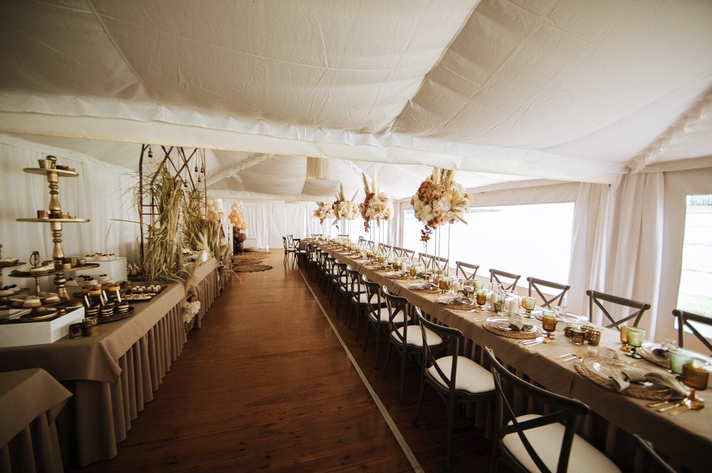 Przyjęcie w stylu rustykalnym