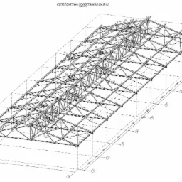 Konstrukcja stalowa dachu hali