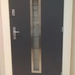 drzwi zewnętrzne DELTA kolor antracyt