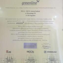 certyfikat okna bezołowiowego Greenline