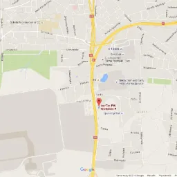 Mapa Bydgoszczy z zaznaczoną lokalizacją firmy Izo-Tar PW Kozłowski P. przy ulicy Przy Lotnisku.