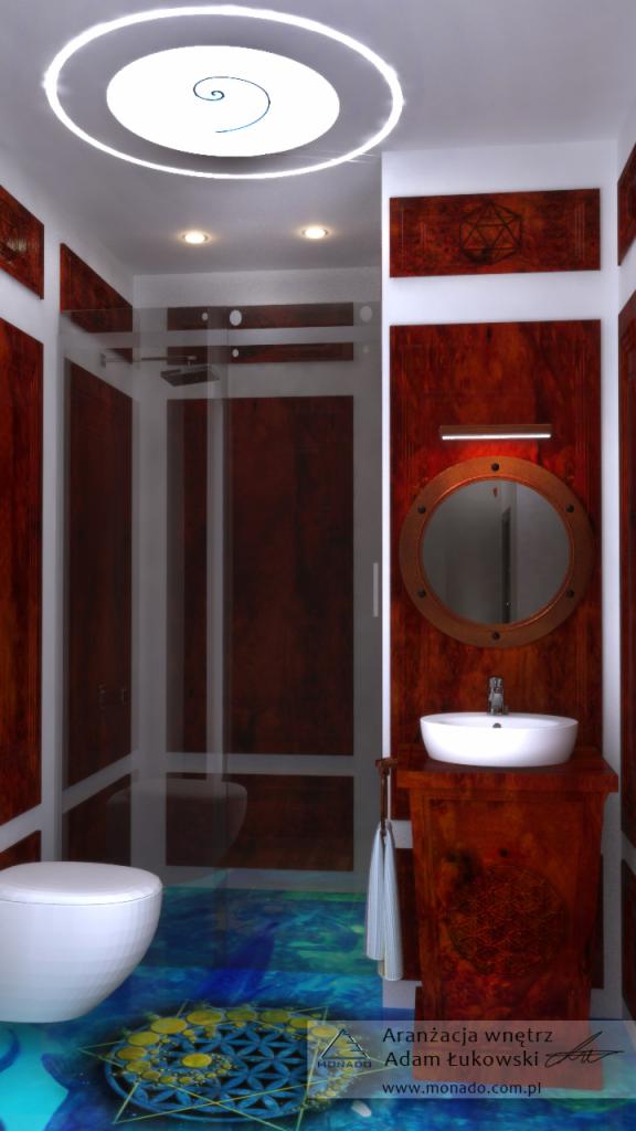 Projekt pod zamówienie ukryte monitor sufit ściany