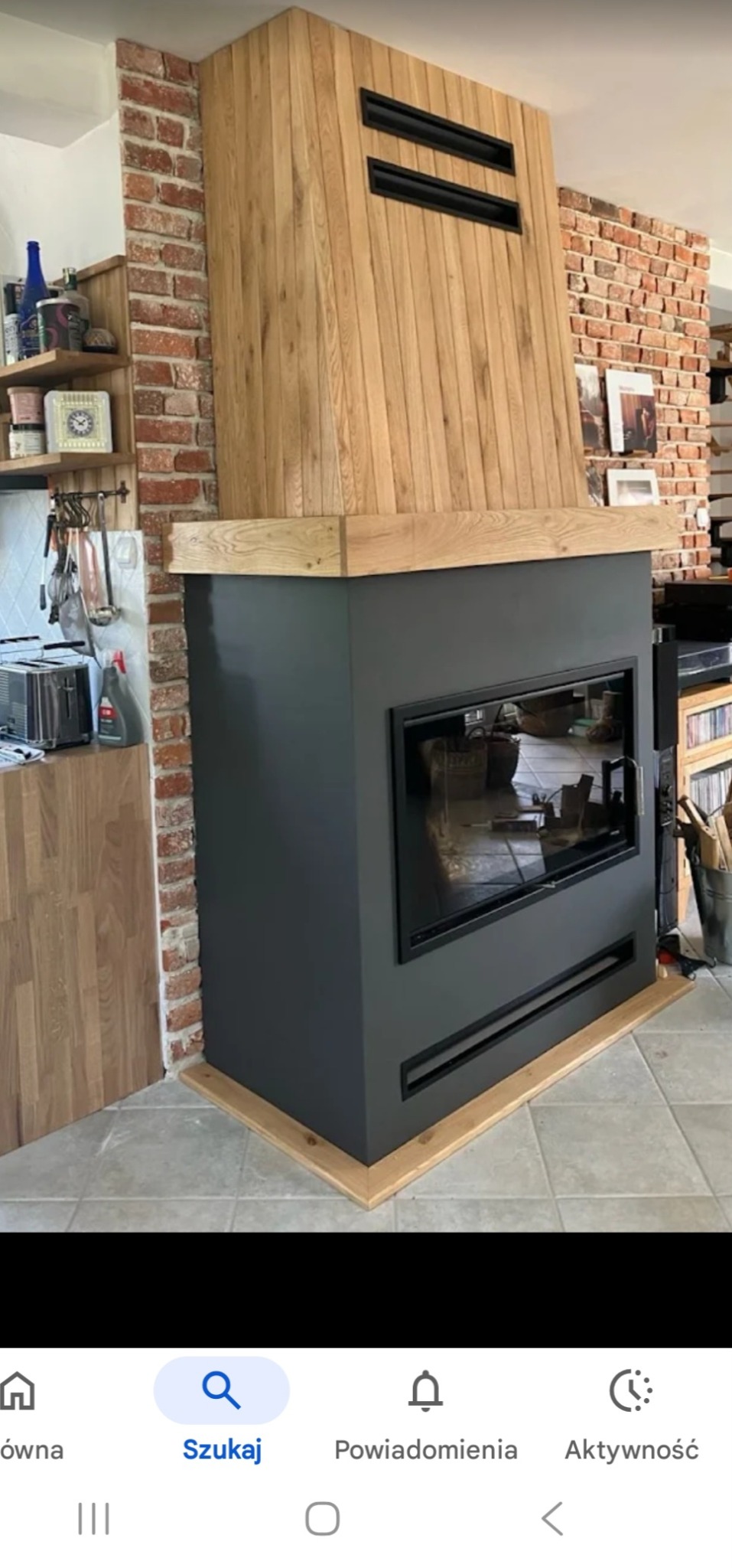 Kominek z wkładem DefronIntra me