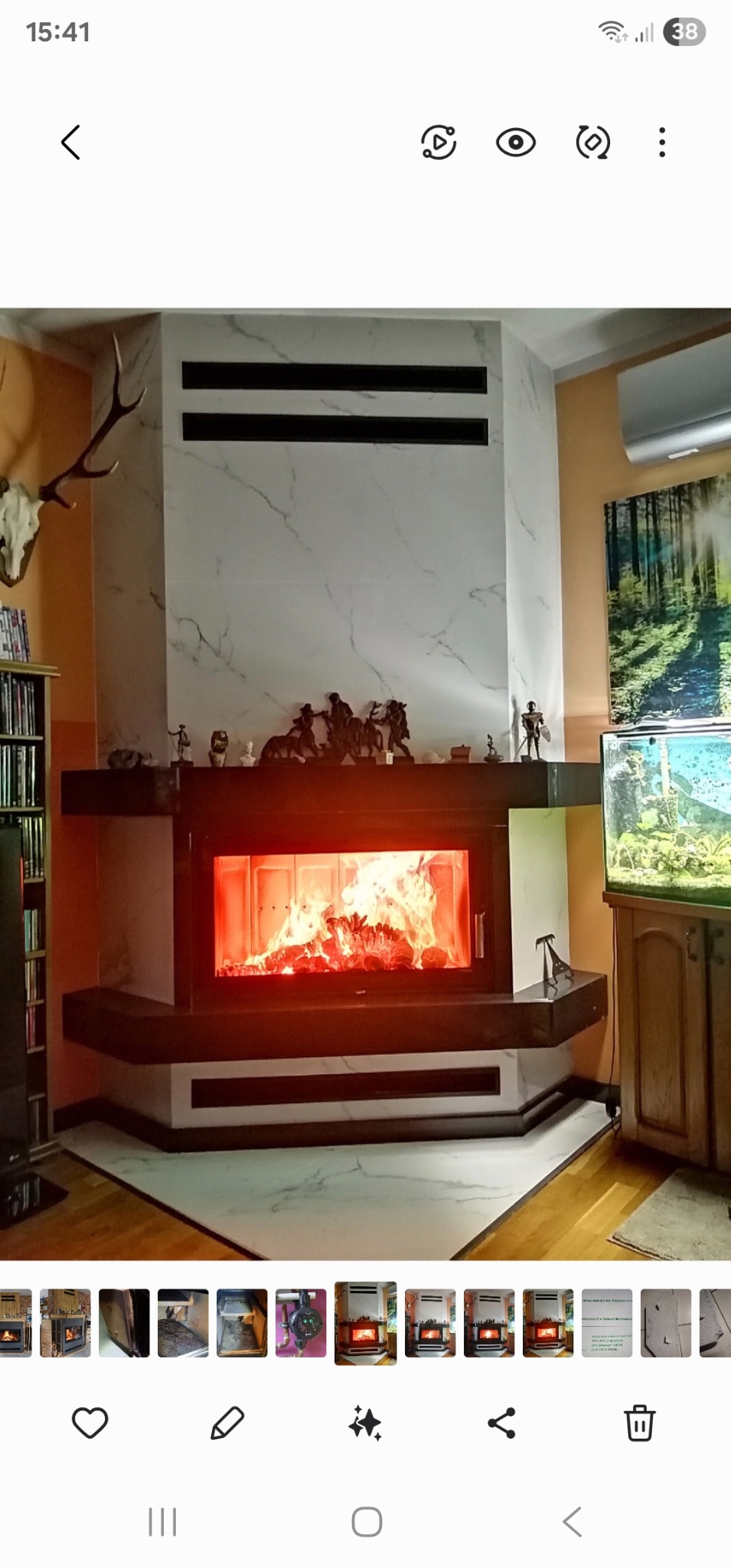 Kominek w wkładem Defro Intra la