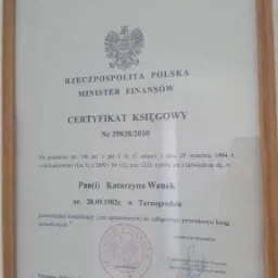 Certyfikat Księgowy