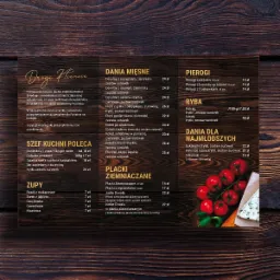 Menu dla restauracji