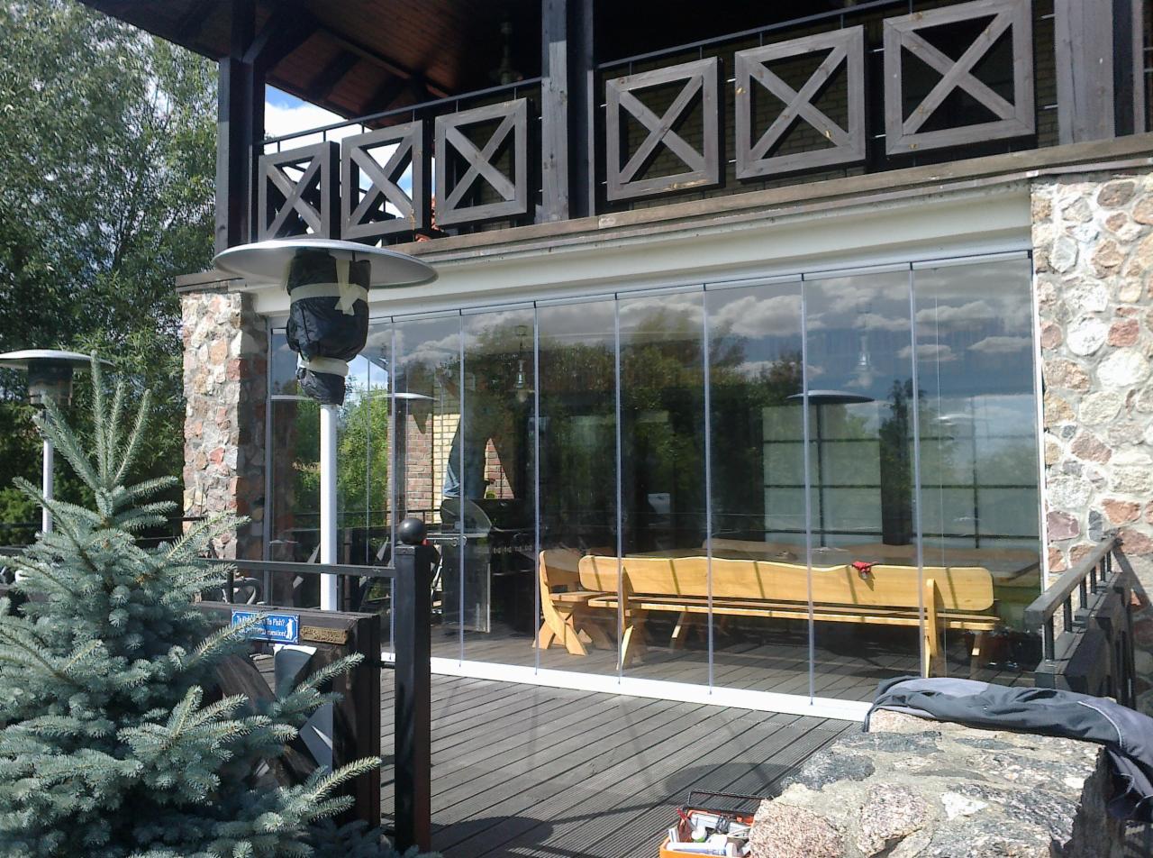 Zabudowa tarasu - system bezramowy