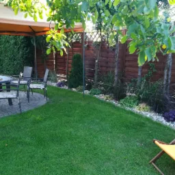 aranzacja części ogrodu - projekt i nadzór_ Wieluń 2018r.