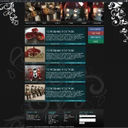 Zrzut ekranu strony internetowej z galerią porcelanowych wazonik&oacute;w, nagrodzonych w konkursie Make Me 2009. Prezentacja ręcznie formowanych naczyń.