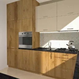 Projektowanie wnętrz kuchni w drewnianym designie