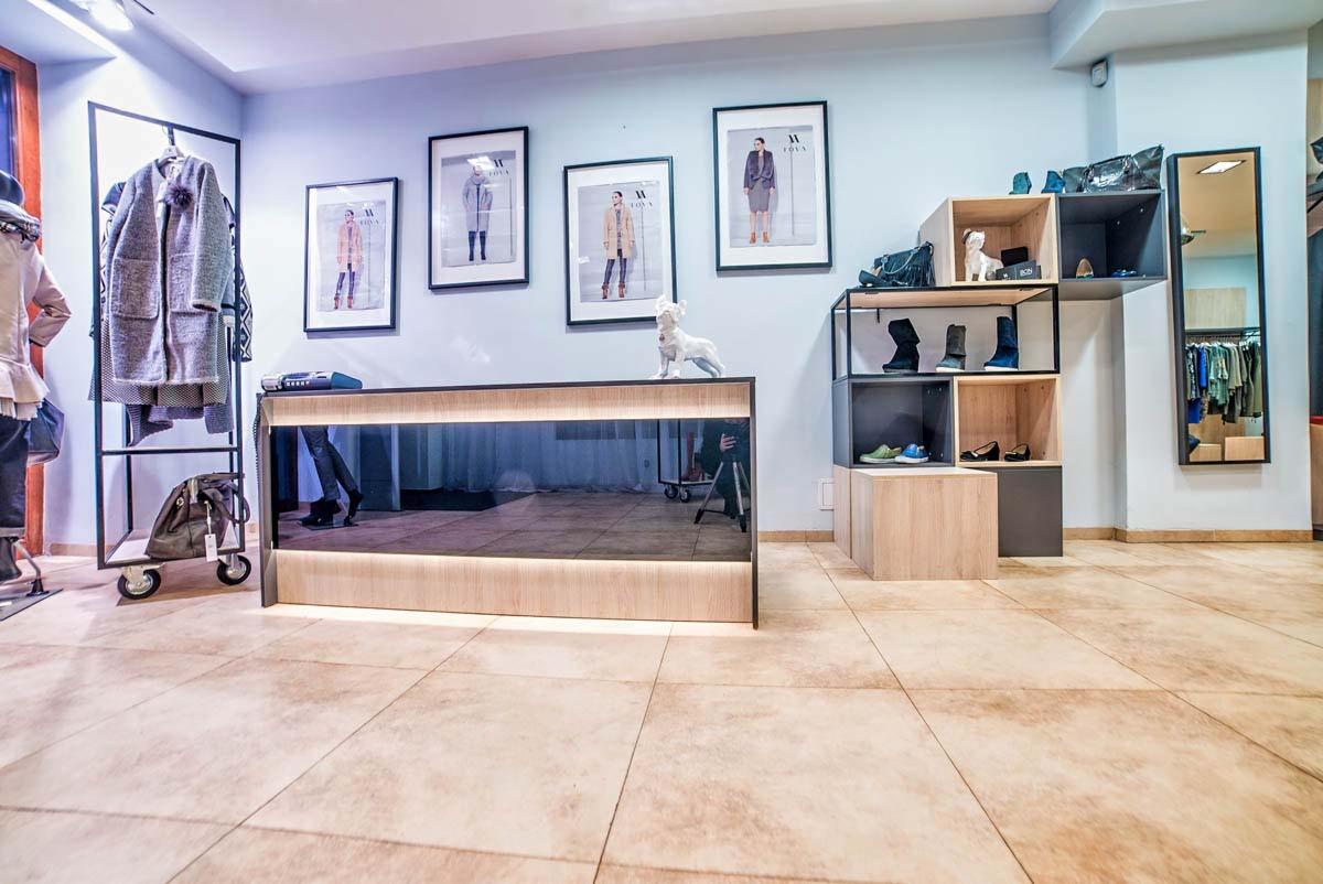 Realizacja wg projektu wnętrza butiku, Bydgoszcz