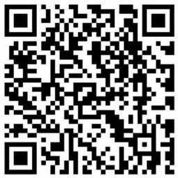 Czarno-biały kod QR z trzema charakterystycznymi kwadratami w rogach, służący do szybkiego przekierowania do strony internetowej lub aplikacji.